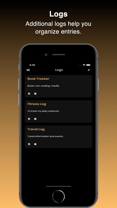 Simple Log - Journal Diary Log screenshot 3