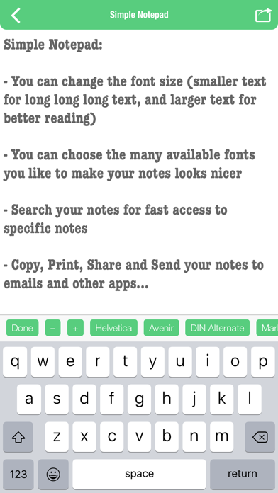 Simple Notepad - Best Notebook Text Editor Pad to Write Take Fast Memo Note screenshot 1