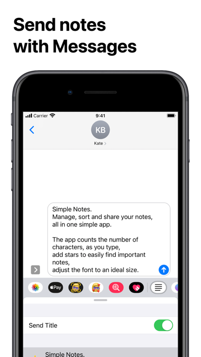 Simple Notes. screenshot 1