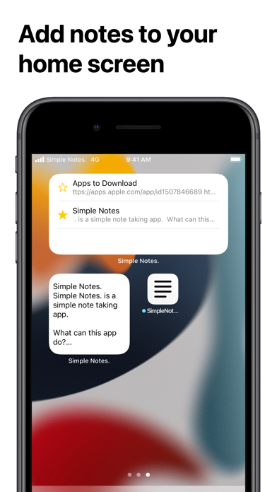 Simple Notes. screenshot 2
