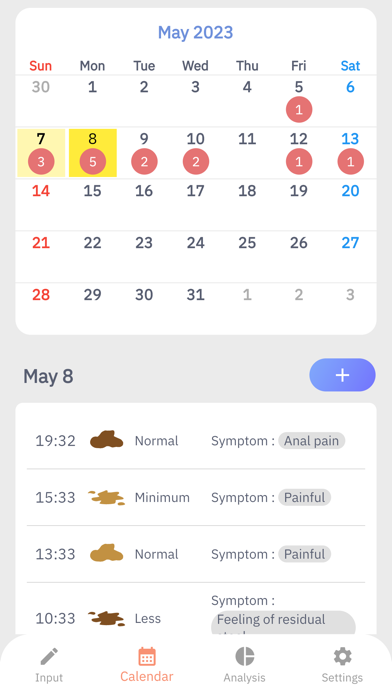 Simple Poop Tracker screenshot 3
