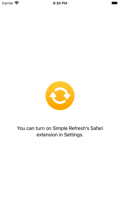 Simple Refresh for Safari screenshot 1