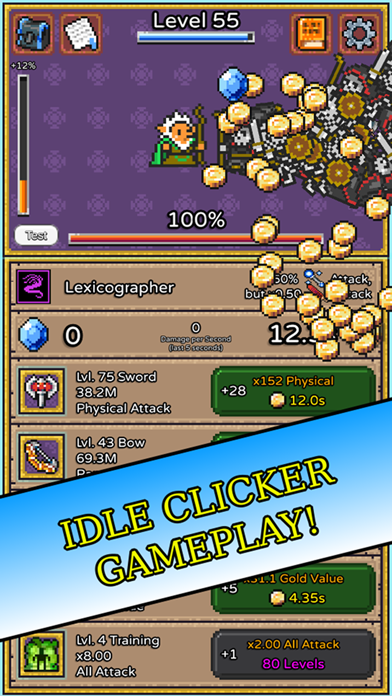 Simple RPG - Idle Tap Tapper! screenshot 2