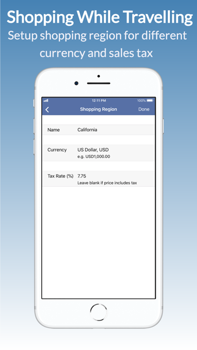 Simple Shopping Calculator screenshot 1