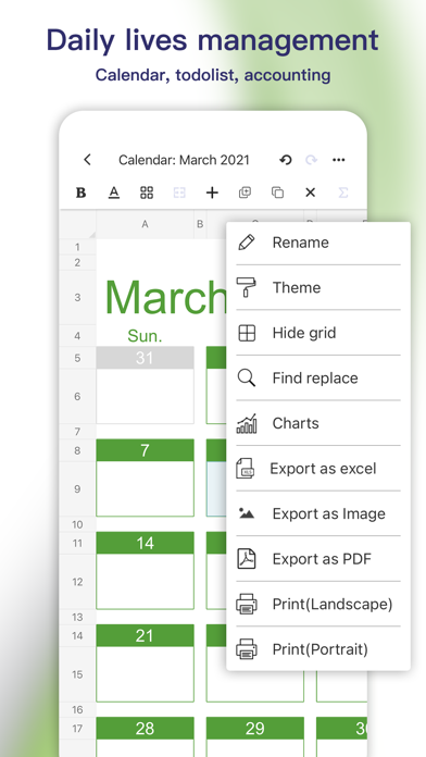 Simple Spreadsheet:view & edit screenshot 2