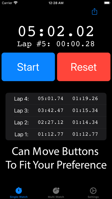 Simple Stop Watch Timer screenshot 3