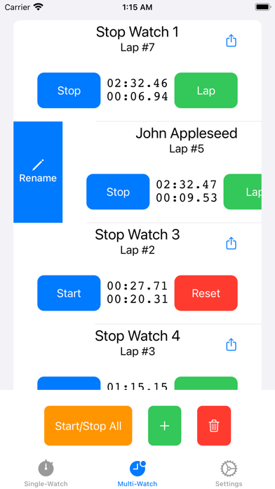 Simple Stop Watch Timer screenshot 4