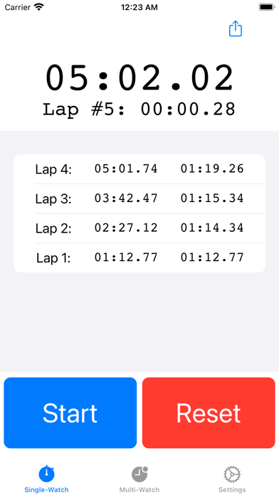 Simple Stop Watch Timer screenshot 8