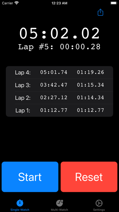 Simple Stop Watch Timer screenshot 7