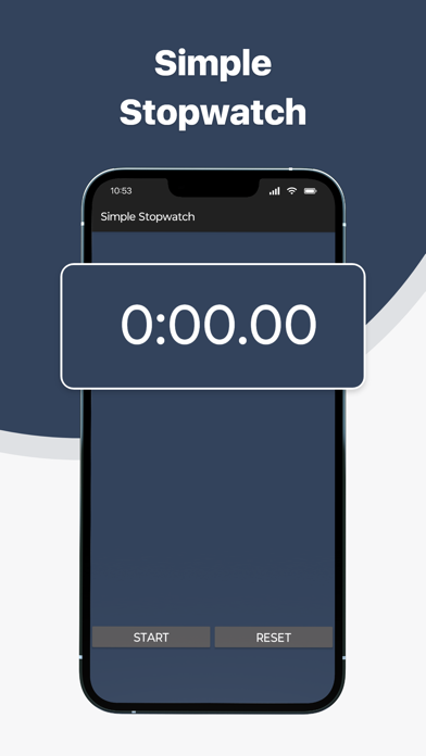 Simple Stopwatch App screenshot 1