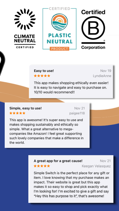 Simple Switch Ethical Shopping screenshot 5