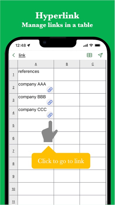 # Simple Table - Note as table screenshot 3