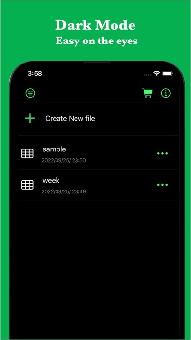 # Simple Table - Note as table screenshot 1
