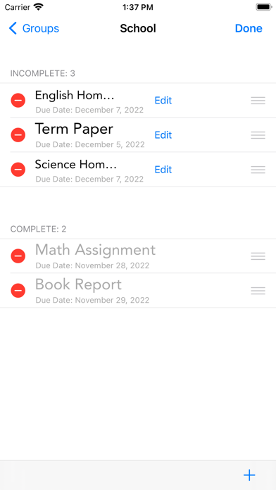 Simple Tasks Manager screenshot 2