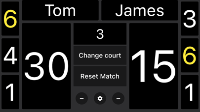 Simple Tennis Scoreboard screenshot 2