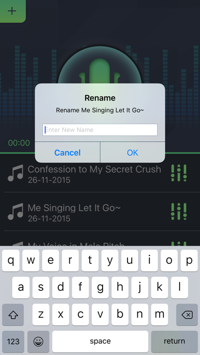 Simple Voice Changer - Sound Recorder Editor with Male Female Audio Effects for Singing screenshot 2