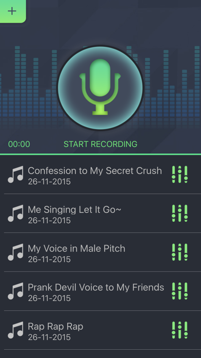 Simple Voice Changer - Sound Recorder Editor with Male Female Audio Effects for Singing screenshot 5