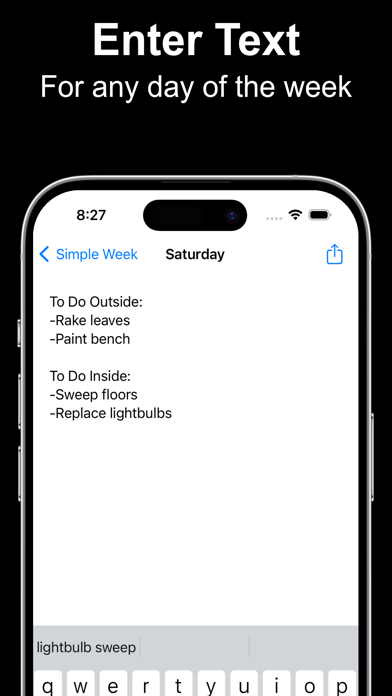 Simple Week screenshot 4