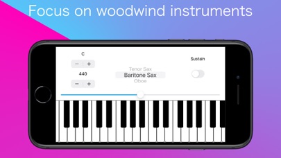 Simple WoodWind Keyboard screenshot 1