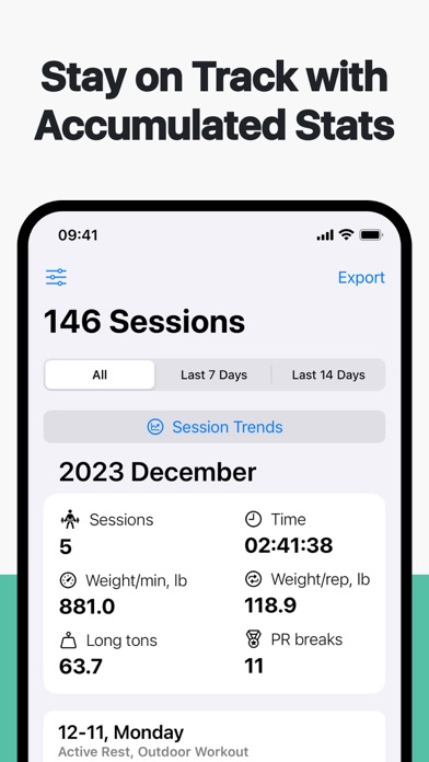 Simple Workout Log - IRONOTES screenshot 2