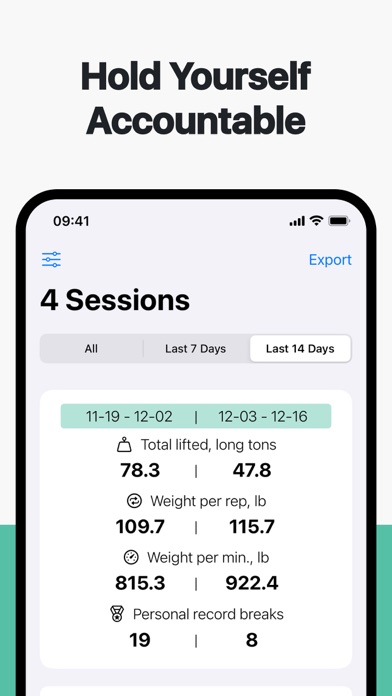 Simple Workout Log - IRONOTES screenshot 1