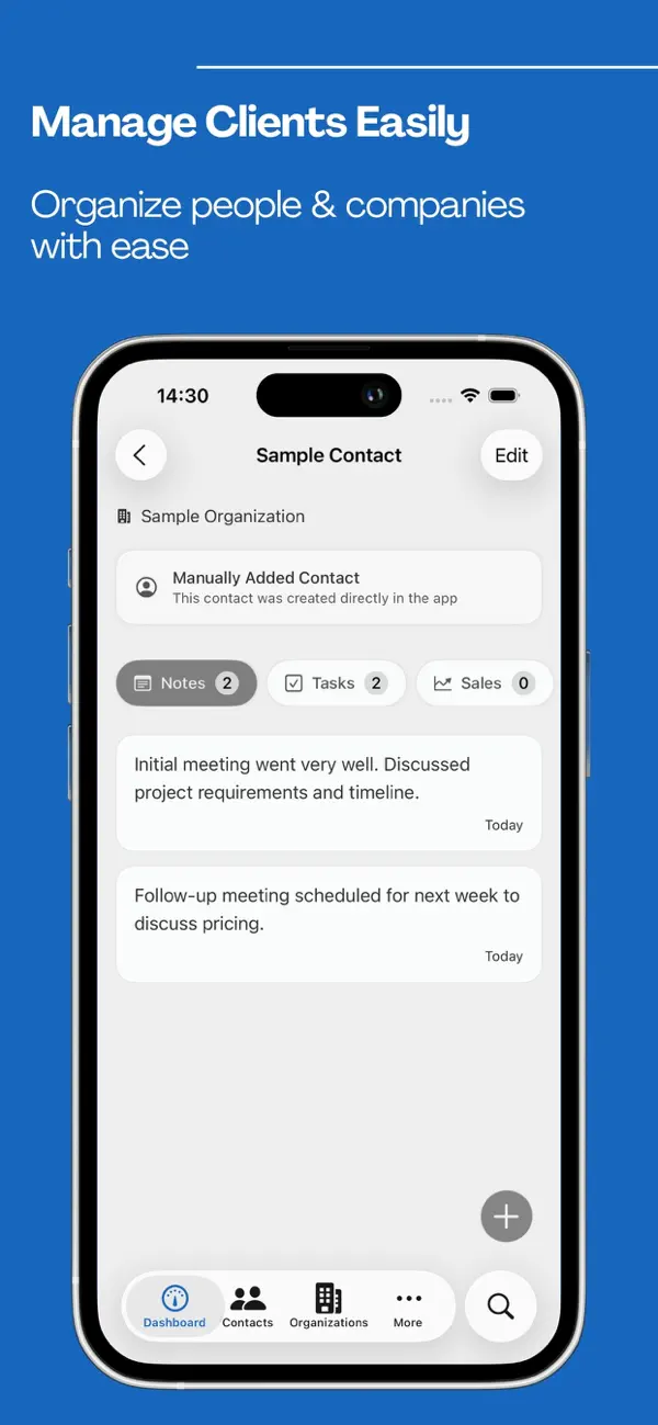 (Simple)CRM - Client Manager screenshot 4