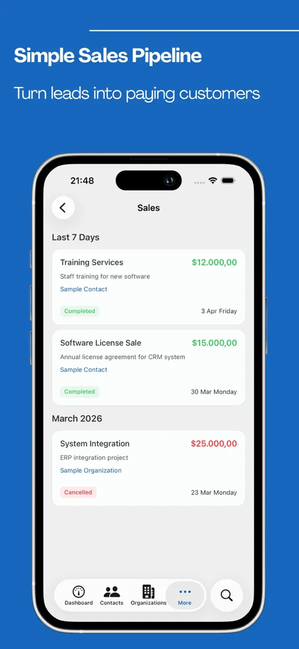 (Simple)CRM - Client Manager screenshot 1