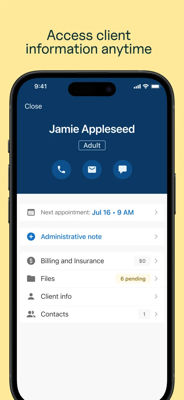 SimplePractice for Clinicians screenshot 4