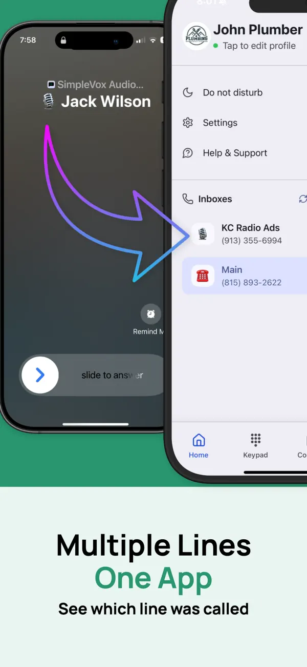 SimpleVox Virtual Phone System screenshot 4