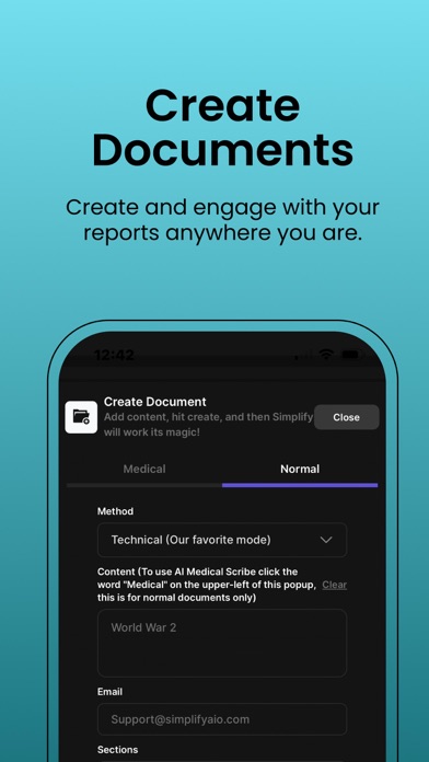 Simplify AI Medical Scribe screenshot 4