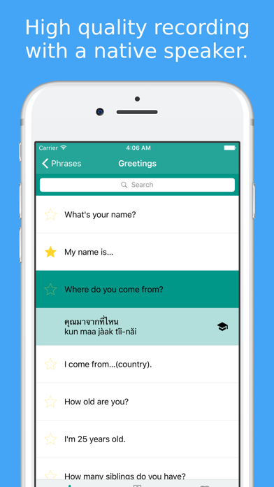 Simply Learn Thai Language - Speak Thai Phrasebook screenshot 4