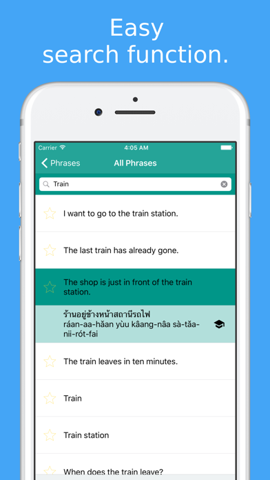 Simply Learn Thai Language - Speak Thai Phrasebook screenshot 1
