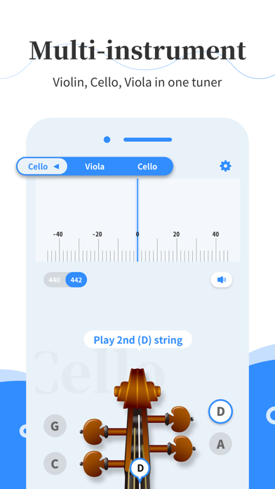 Simply Tuner - Violin, Cello screenshot 3