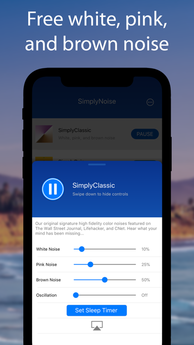 SimplyNoise - Free White Noise screenshot 4