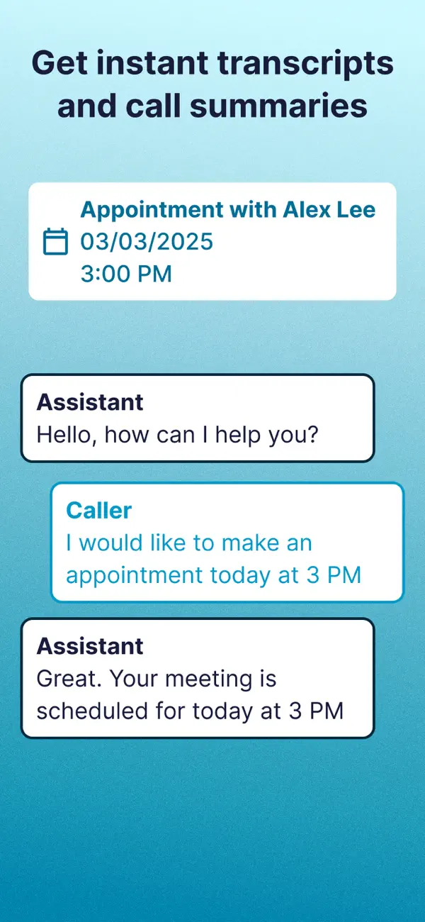 SimplyWise: AI Receptionist screenshot 4