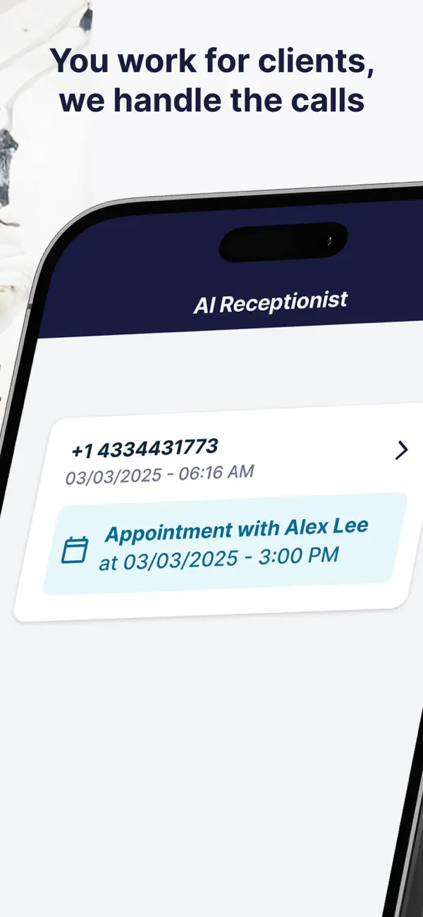 SimplyWise: AI Receptionist screenshot 5