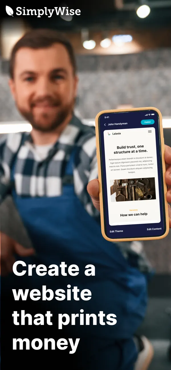 SimplyWise: Website Builder screenshot 3