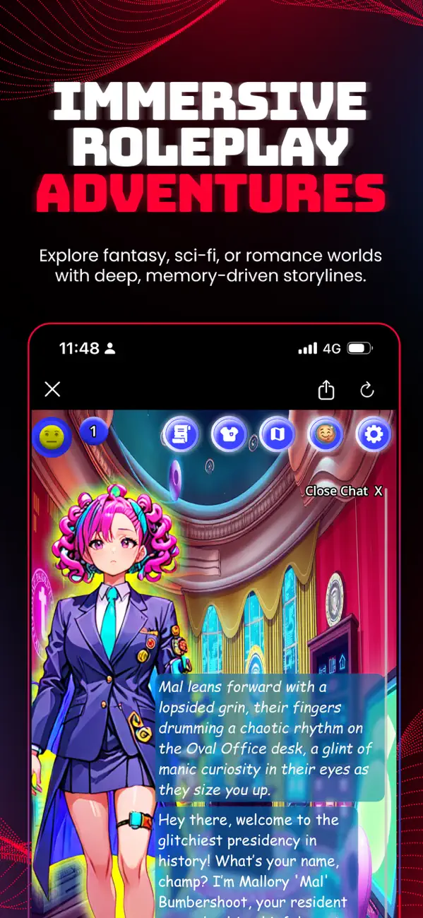 SimZ: Chat with AI Characters screenshot 4