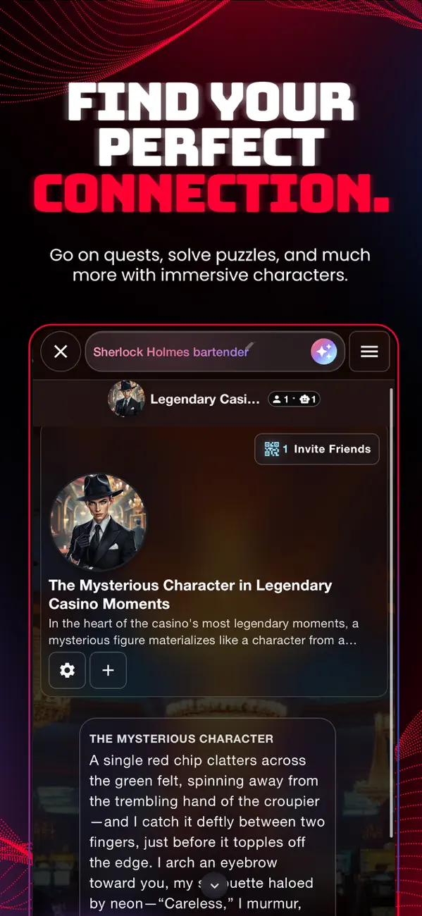 SimZ: Chat with AI Characters screenshot 1