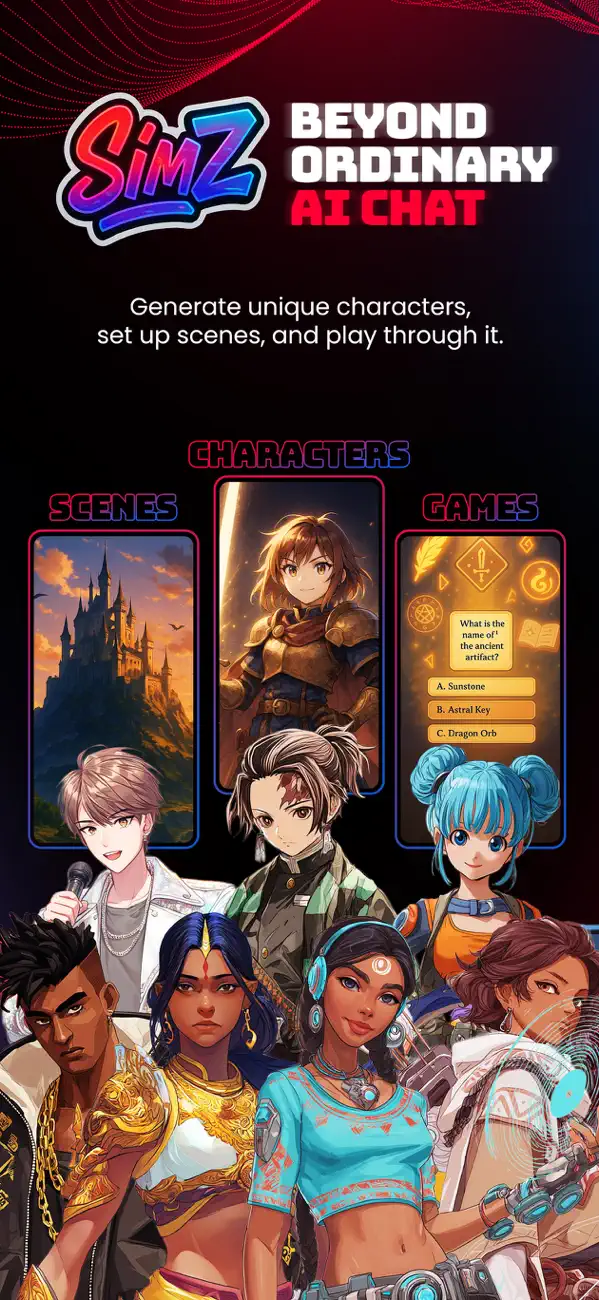 SimZ: Chat with AI Characters screenshot 6