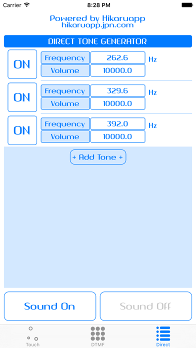sine wave generator screenshot 1