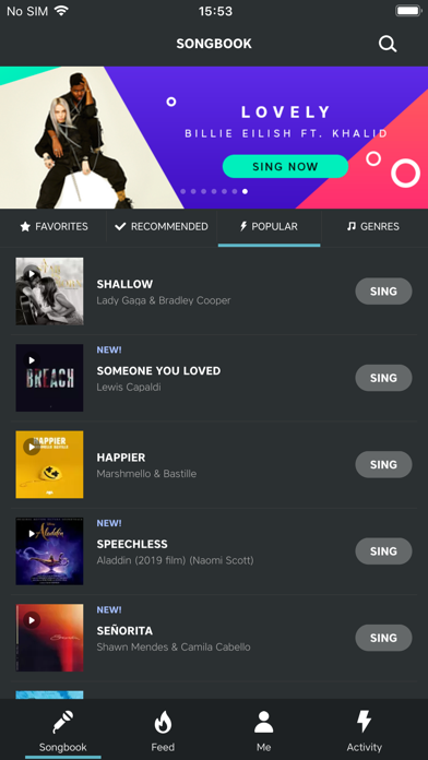 Sing by Stingray screenshot 1