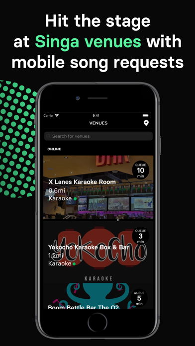 Singa: Sing Karaoke & Lyrics screenshot 1