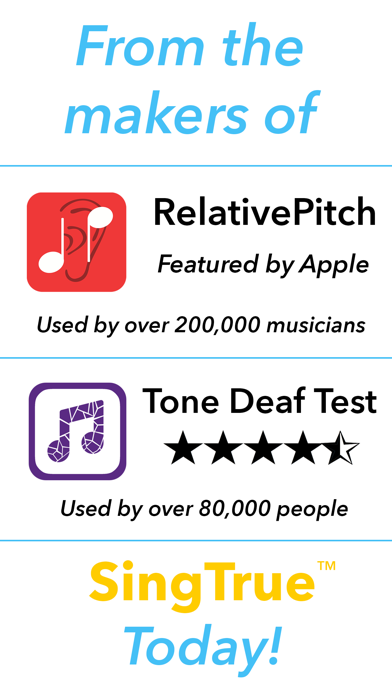 SingTrue: Learn to sing in tune, pitch perfect screenshot 1