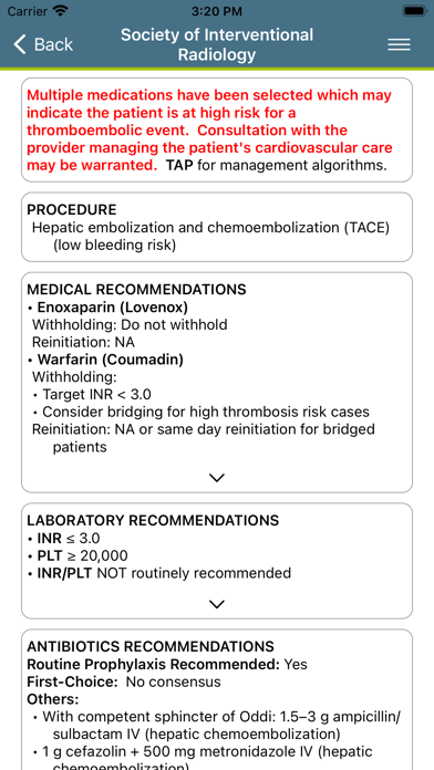SIR Guidelines screenshot 4