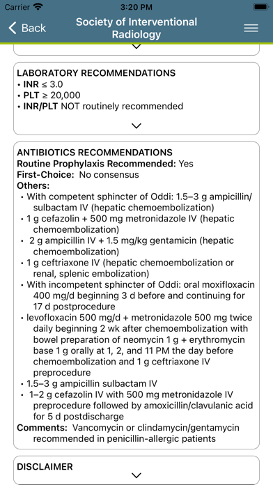 SIR Guidelines screenshot 3