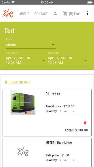 Sirius Shopping Web Portal screenshot 4