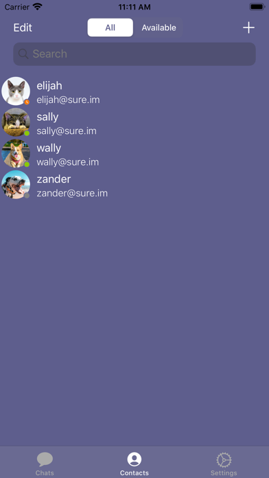 Siskin IM screenshot 1