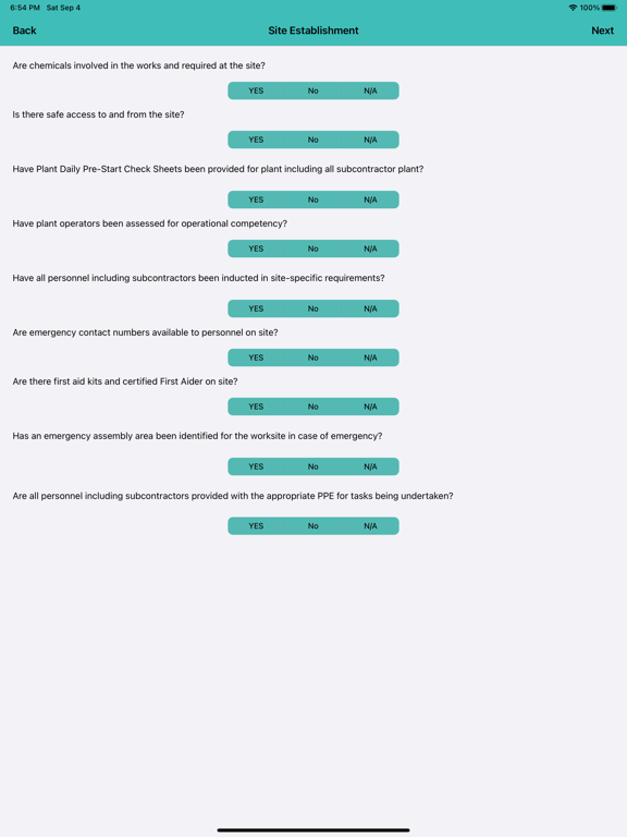 SITE RISK ASSESSMENT screenshot 5