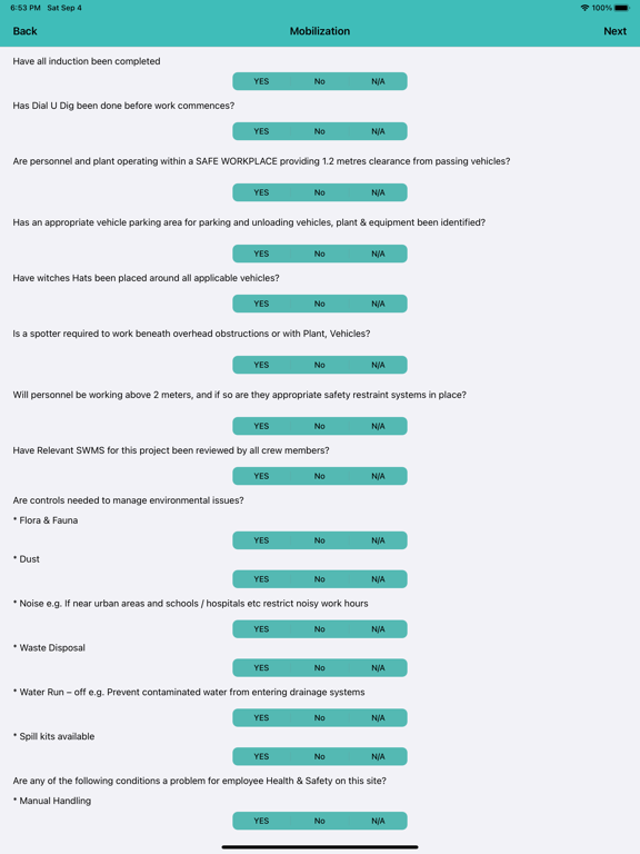 SITE RISK ASSESSMENT screenshot 6